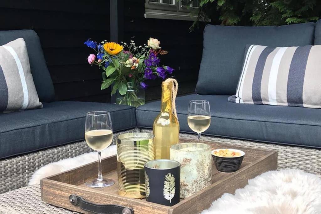 Luxe Natuurhuisje Met Jacuzzi En Haard In Drenthe, Echten Echten  Exterior foto